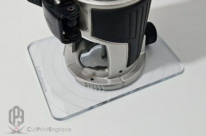 Rectangular Router Base Plate For Makita DRT50 RT0700X RT0702 KATSU WORX-7 TYPES
