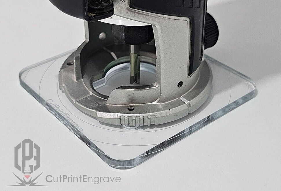 Rectangular Router Base Plate For Makita DRT50 RT0700X RT0702 KATSU 103x103mm