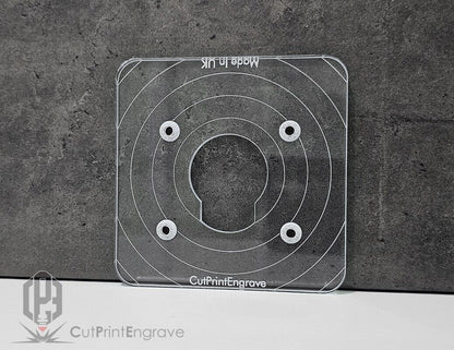 Rectangular Router Base Plate For Makita DRT50 RT0700X RT0702 KATSU 103x103mm