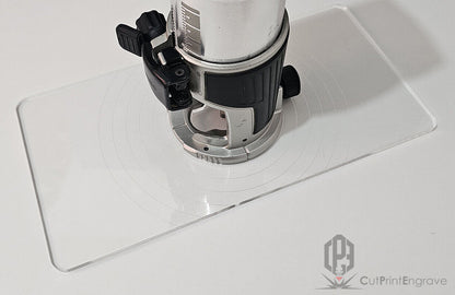 Rectangular Router Base Plate For Makita DRT50 RT0700X RT0702 KATSU WORX-7 TYPES