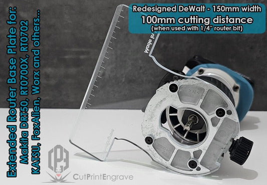Redesigned Makita Router Base Plate For DRT50 RT0700X RT0702 KATSU WORX Plung