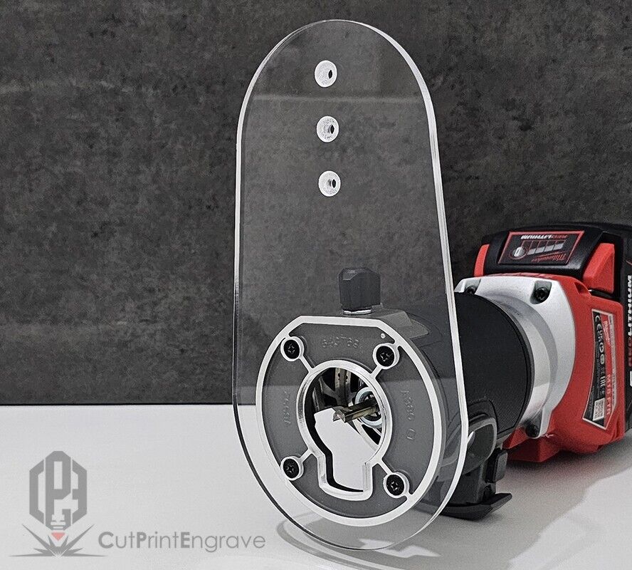 Extended Extra Strong Router Sub BASE PLATE for Milwaukee M18 FUEL Router 18V