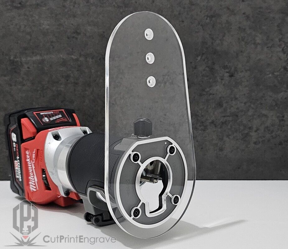 Extended Extra Strong Router Sub BASE PLATE for Milwaukee M18 FUEL Router 18V
