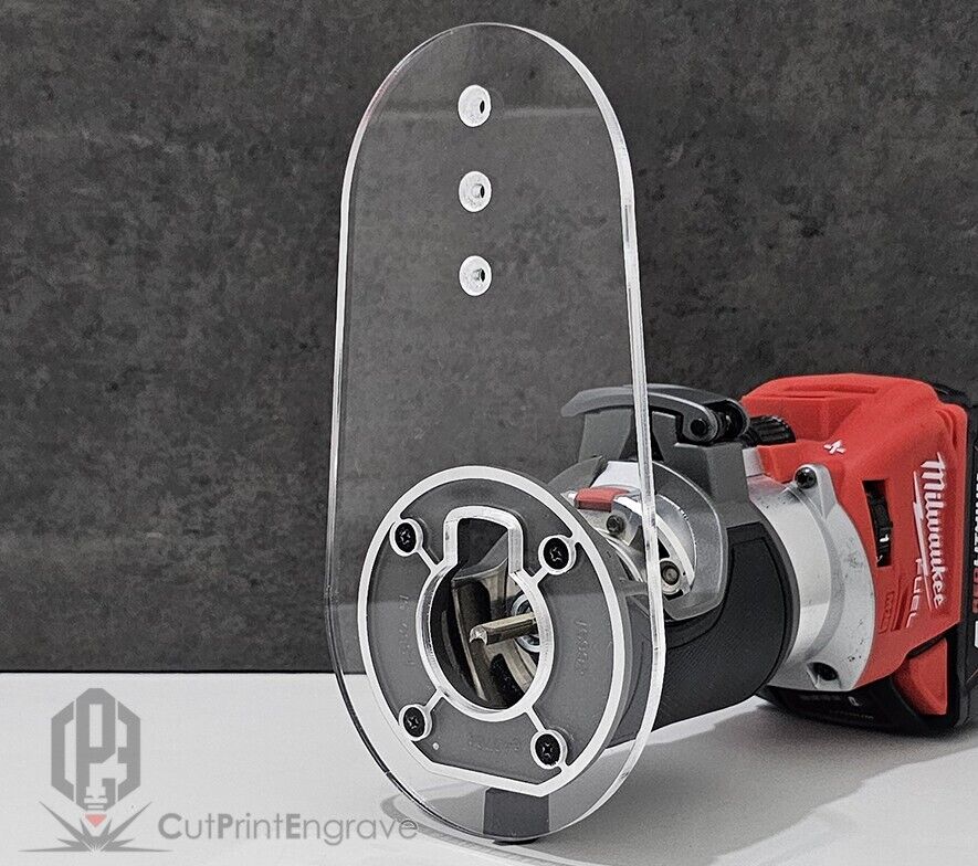 Extended Extra Strong Router Sub BASE PLATE for Milwaukee M18 FUEL Router 18V