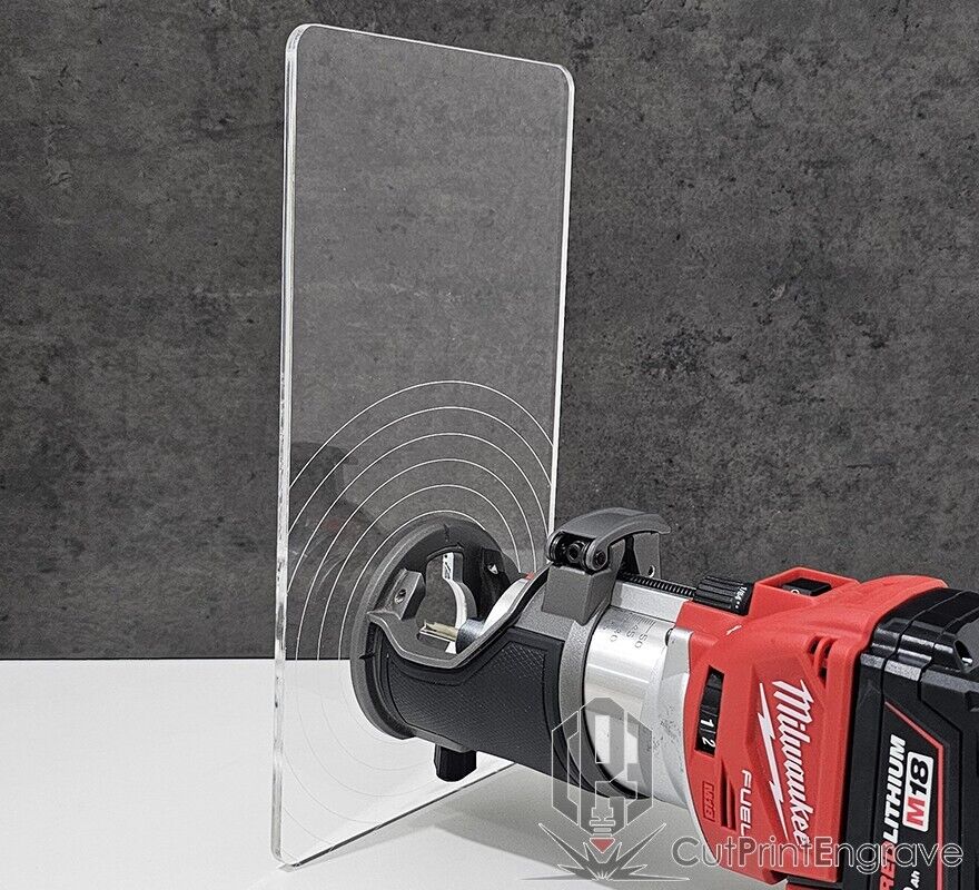 Rectangular Router Trimmer Base Plate 4 Milwaukee M18 FUEL Router 18V 290x145mm