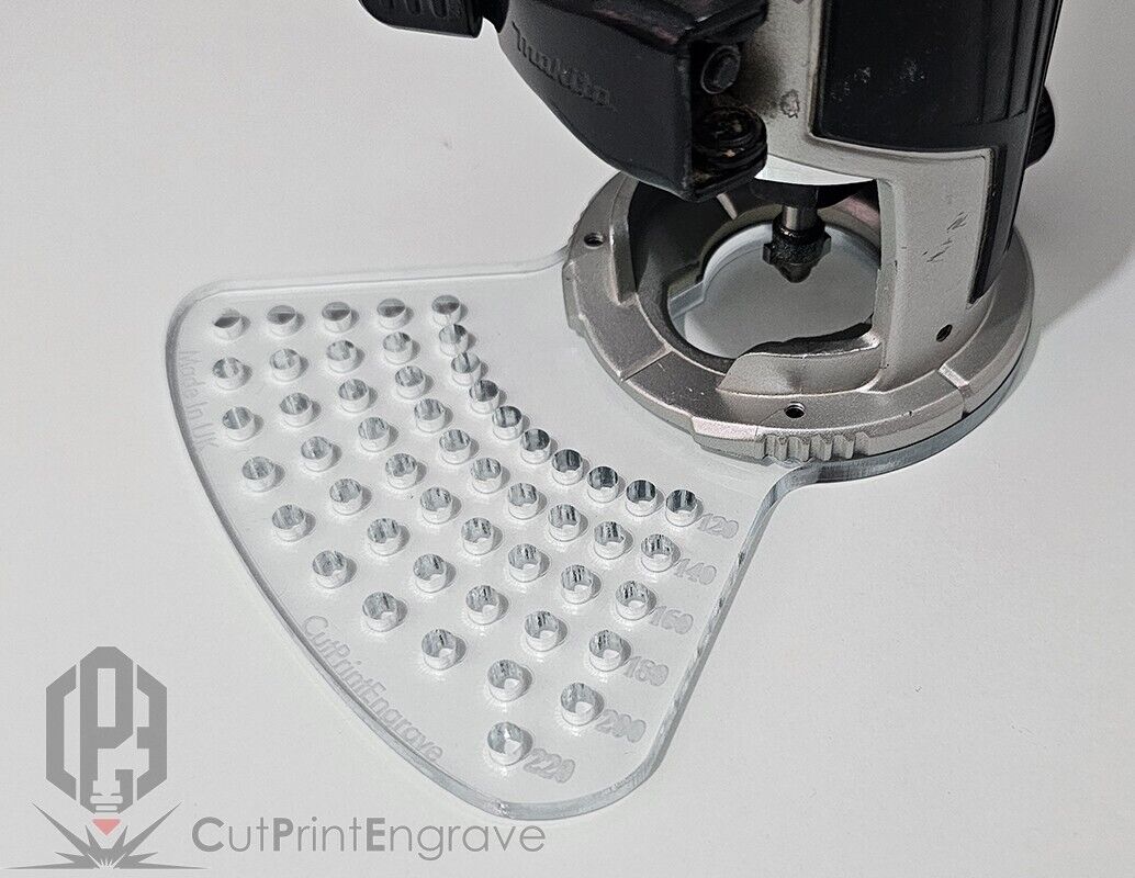 Small Circle Jig Router Base Plate For Makita DRT50 RT0700X RT0702 KATSU WORX 18