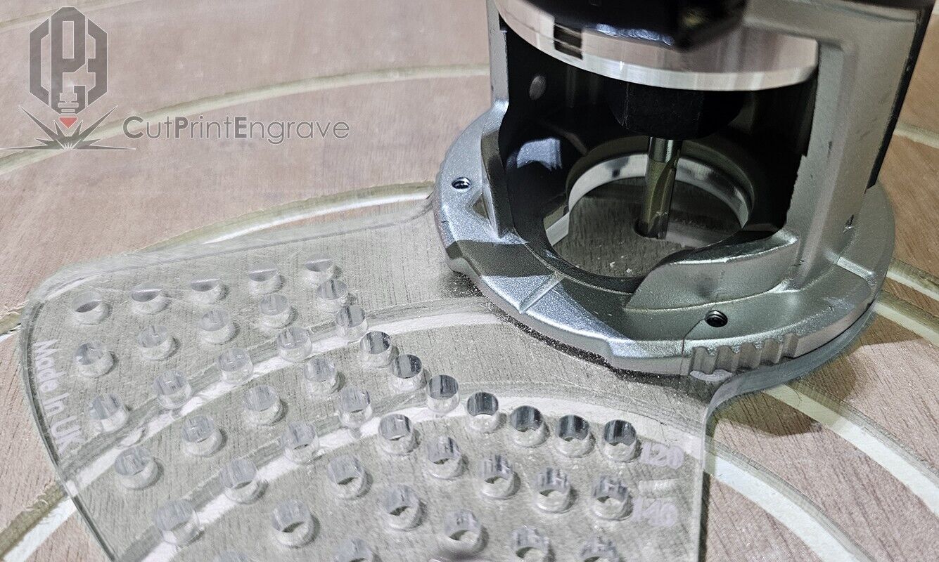 Small Circle Jig Router Base Plate For Makita DRT50 RT0700X RT0702 KATSU WORX 18