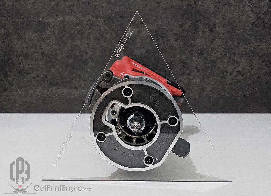 Milwaukee M18 FUEL Compatible Triangular Pattern Router Replacement Base 7"-12"