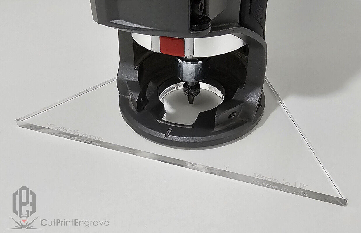Milwaukee M18 FUEL Compatible Triangular Pattern Router Replacement Base 7"-12"