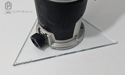 Makita Katsu Worx Compatible Triangular Pattern Router Replacement Base 7" - 12"