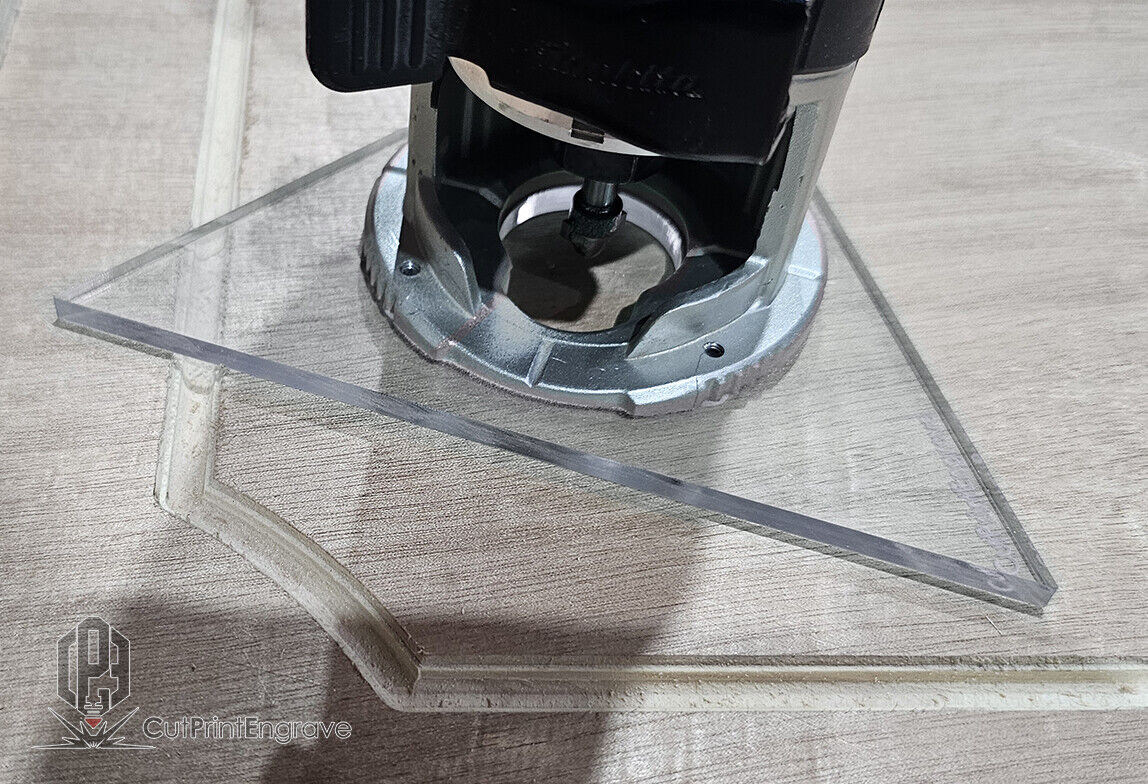 Makita Katsu Worx Compatible Triangular Pattern Router Replacement Base 7" - 12"