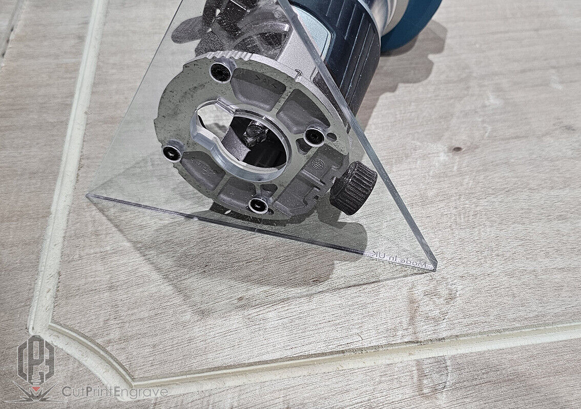Makita Katsu Worx Compatible Triangular Pattern Router Replacement Base 7" - 12"