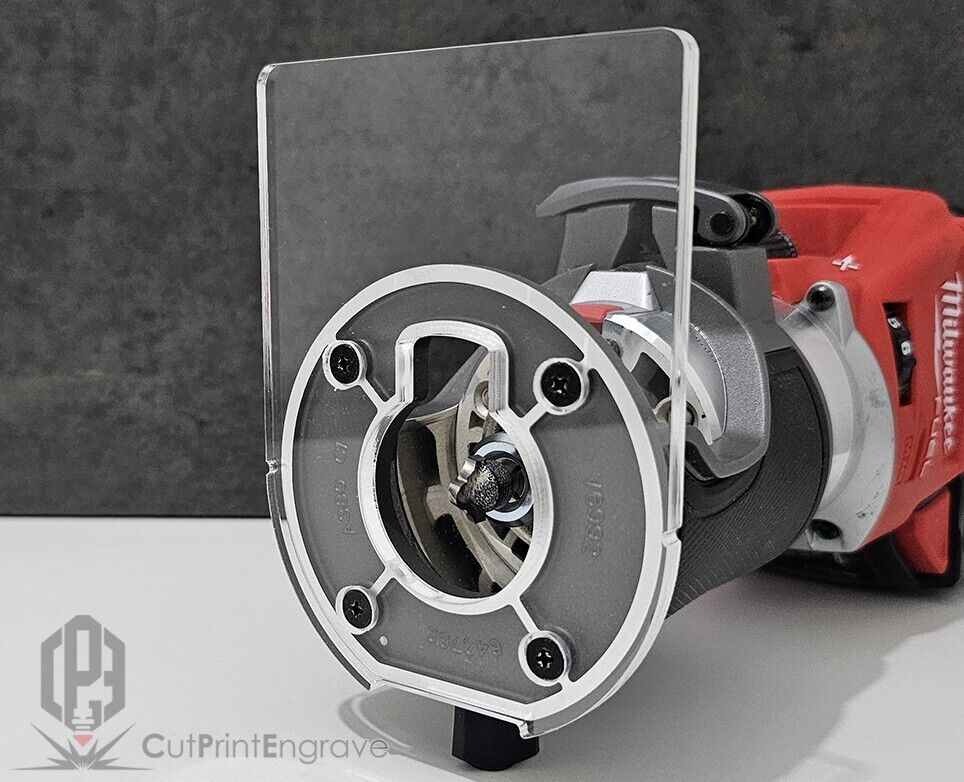 Router Trimmer Extended Replacement Base Plate For Milwaukee M18 FUEL 18V