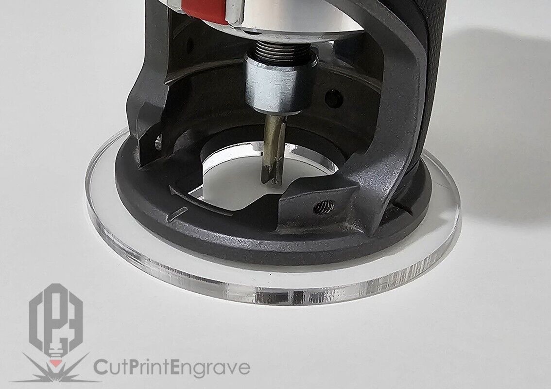 Round Shape Router Trimmer Replacement Base Plate For Milwaukee M18 FUEL 18V
