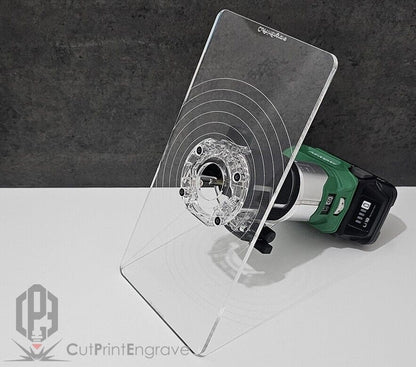 Rectangular Router Trimmer Base Plate For HIKOKI, Metabo 18V Router - 290x145mm