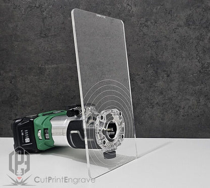 Rectangular Router Trimmer Base Plate For HIKOKI, Metabo 18V Router - 290x145mm