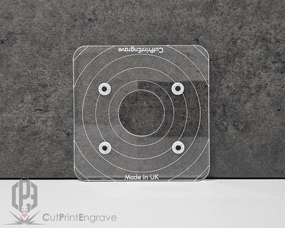 Rectangular Router Trimmer Base Plate For HIKOKI, Metabo 18V Router - 103x103mm
