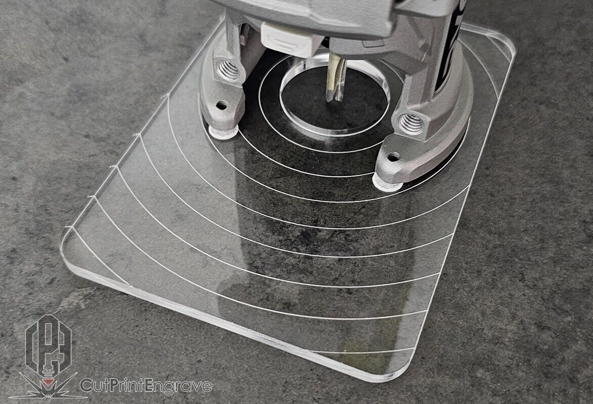 Rectangular Router Trimmer Base Plate For RYOBI ONE+ 18V P601 PCL4424 103x145mm