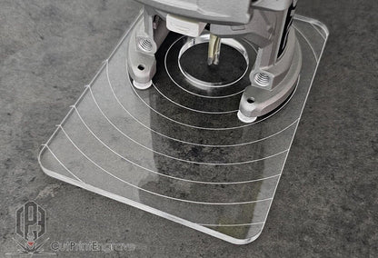 Rectangular Router Trimmer Base Plate For RYOBI ONE+ 18V P601 PCL4424 103x145mm