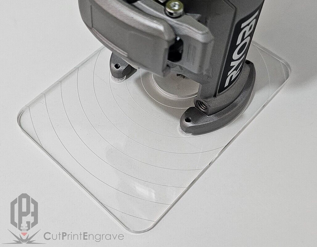 Rectangular Router Trimmer Base Plate For RYOBI ONE+ 18V P601 PCL4424 103x145mm