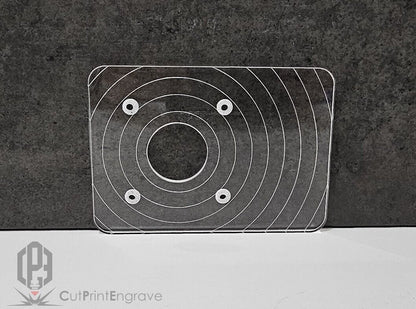 Rectangular Router Trimmer Base Plate For RYOBI ONE+ 18V P601 PCL4424 103x145mm