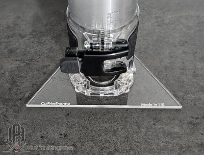 HIKOKI, Metabo 18V Compatible Triangular Pattern Router Replacement Base 7"-12"