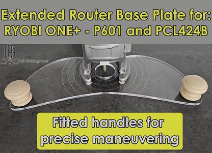Handle Trimmer Router Base Plate For RYOBI ONE+18V P601 PCL4424