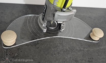 Handle Trimmer Router Base Plate For RYOBI ONE+18V P601 PCL4424