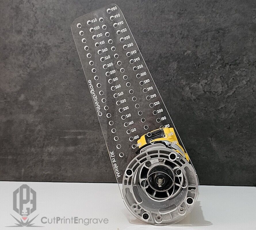 Large Circle Jig for DeWalt DCW600 DCW604 D26200 Cordless Plunge Router Base Pla