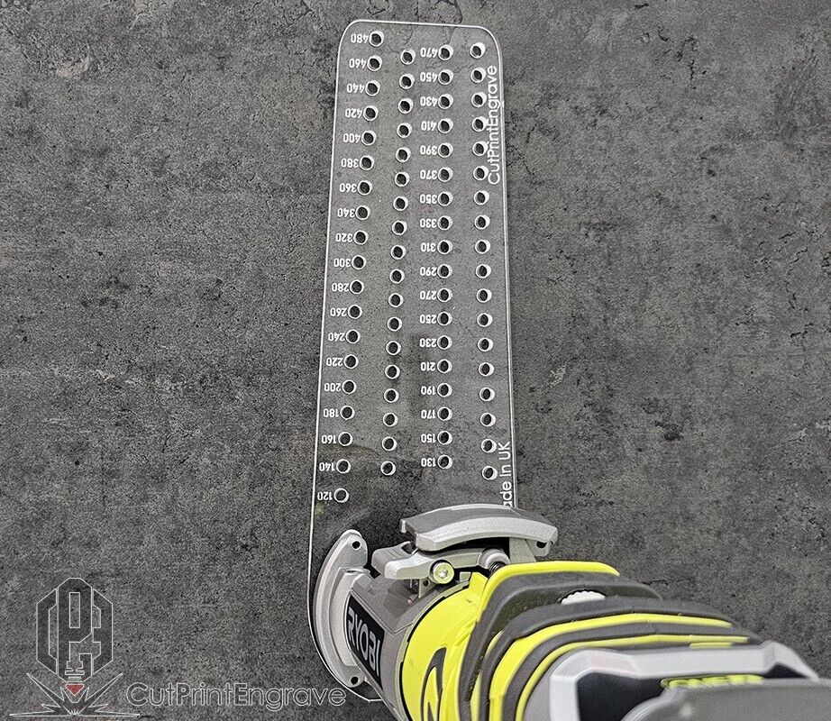 Large Circle Jig 4 RYOBI ONE+ 18V P601 PCL4424 Cordless Plunge Router Base Plate