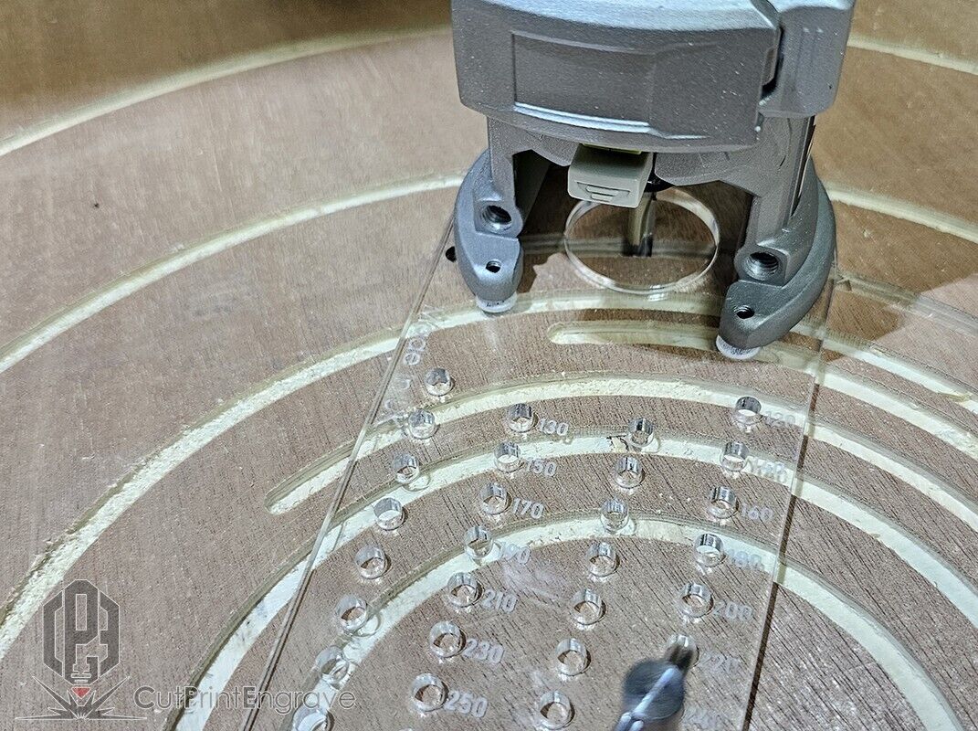 Large Circle Jig 4 RYOBI ONE+ 18V P601 PCL4424 Cordless Plunge Router Base Plate