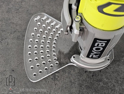 Small Circle Jig 4 RYOBI ONE+ 18V P601 PCL4424 Cordless Plunge Router Base Plate