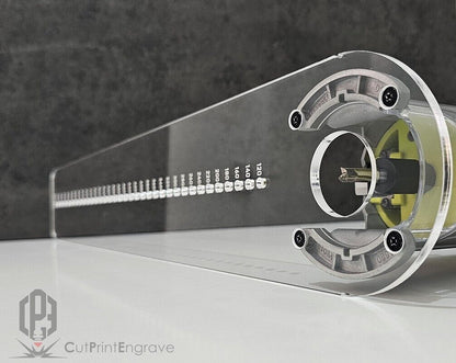 XLarge Circle Jig 4 RYOBI ONE+18V P601 PCL4424 Cordless Plunge Router Base Plate