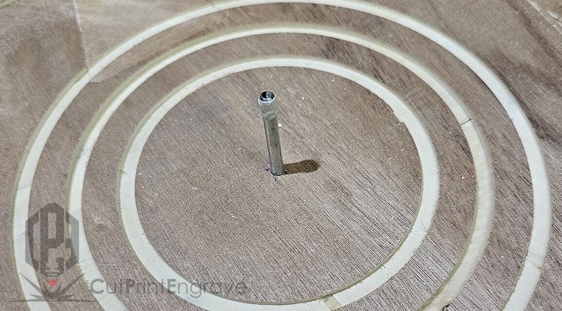 Small Circle Jig 4 RYOBI ONE+ 18V P601 PCL4424 Cordless Plunge Router Base Plate