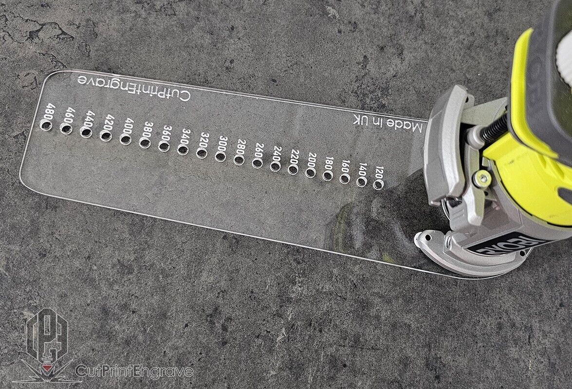 Large Circle Jig 4 RYOBI ONE+ 18V P601 PCL4424 Cordless Plunge Router Base Plate