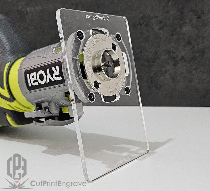 RYOBI ONE+ 18V P601 PCL4424B Trimmer Router Trend Guide Bush Adaptor Base Plate