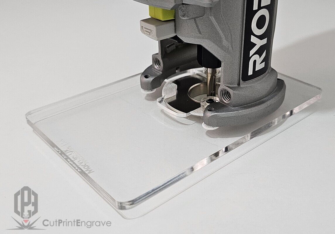 RYOBI ONE+ 18V P601 PCL4424B Trimmer Router Trend Guide Bush Adaptor Base Plate