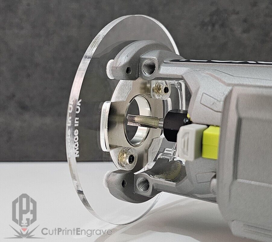 RYOBI ONE+ 18V P601 PCL4424B Trimmer Router Trend Guide Bush Adaptor Base Plate