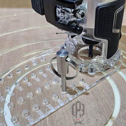 Large Circle Jig 4 HIKOKI/Metabo Trimmer 18V Cordless Router Base Plate