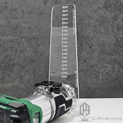 Large Circle Jig 4 HIKOKI/Metabo Trimmer 18V Cordless Router Base Plate