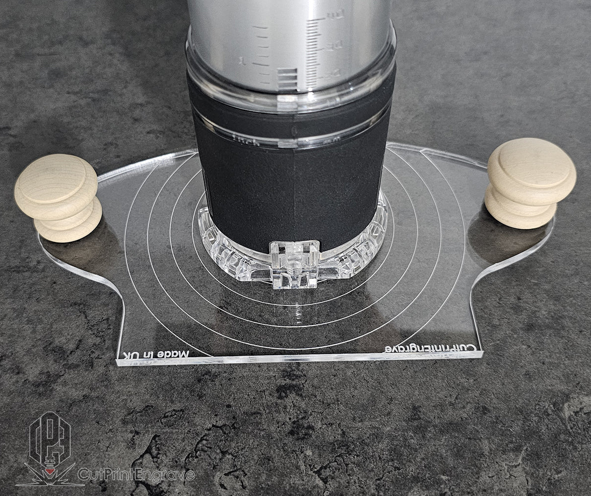 Handle Square Trimmer Router Base Plate For HIKOKI/Metabo Router Trimmer Base 18V