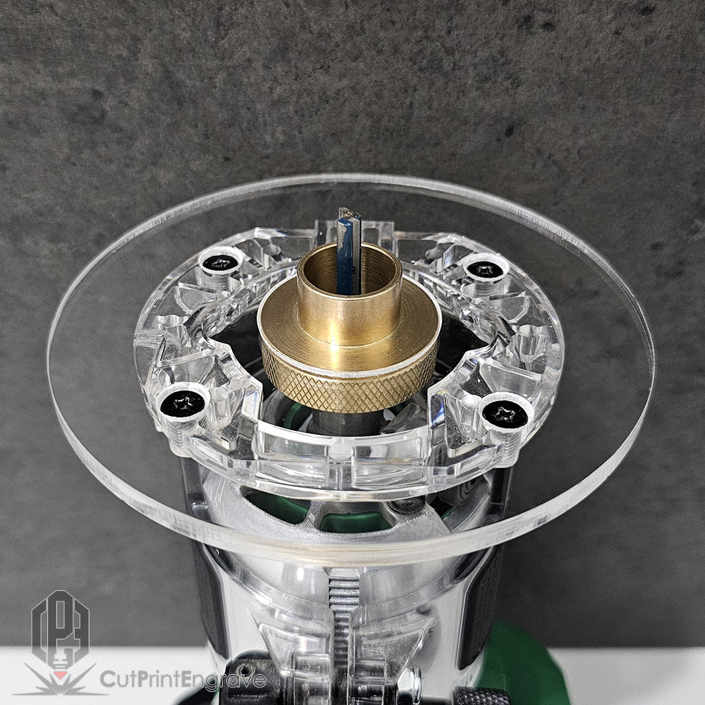 HIKOKI Matabo Router Trimmer Trend Brass Guide Bush Adaptor Base Plate - 4 sizes