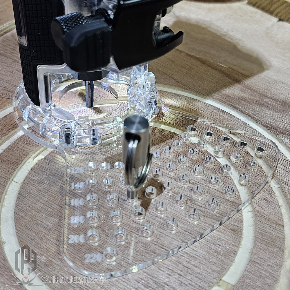 Small Circle Jig 4 HIKOKI/Metabo Trimmer 18V Cordless Router Base Plate
