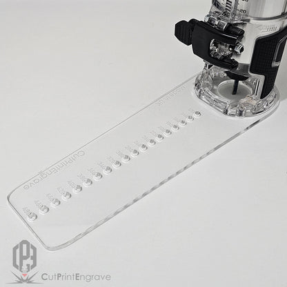Large Circle Jig 4 HIKOKI/Metabo Trimmer 18V Cordless Router Base Plate