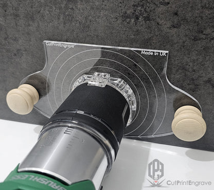 Handle Square Trimmer Router Base Plate For HIKOKI/Metabo Router Trimmer Base 18V
