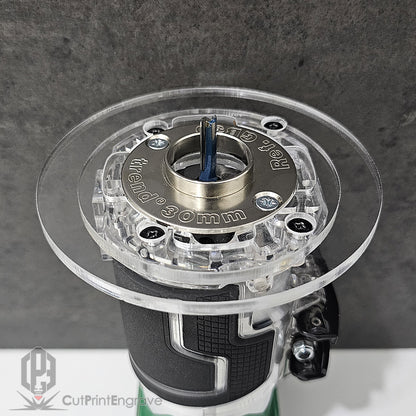 HIKOKI Matabo Router Trimmer 18V Trend Guide Bush Adaptor Base Plate 115 diameter